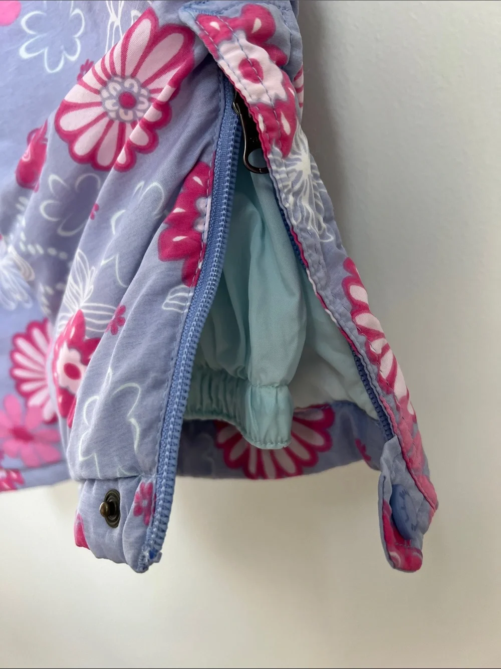 L.L. Bean | Girls Floral Puffer Set in Lavender & Pink Size 4T Coat / 3T Pants